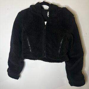 ALO Yoga women’s LA Sherpa Jacket in black sz small